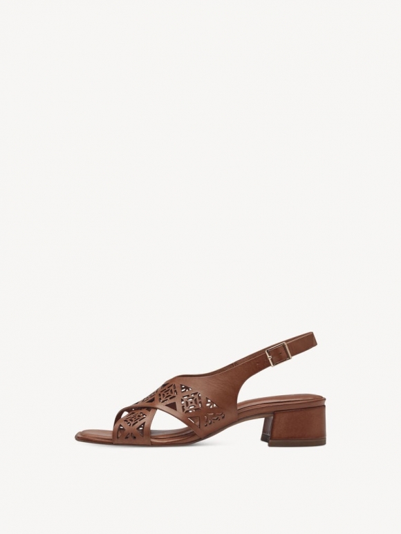 Tamaris Ledersandalette - Braun Tamaris Ledersandalette - Braun