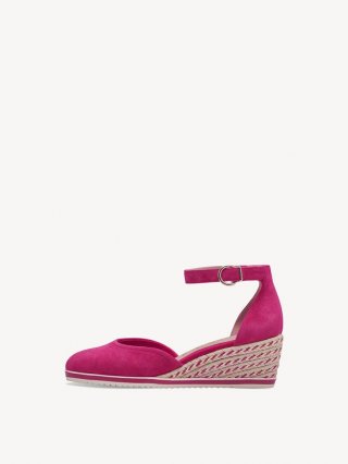 Tamaris Lederkeilpumps - Pink Tamaris Lederkeilpumps - Pink