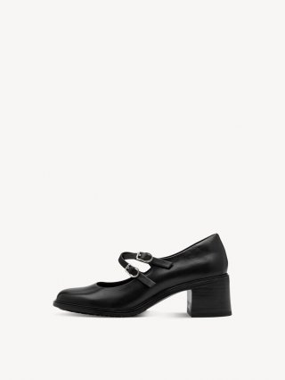 Tamaris Lederpumps - Schwarz Tamaris Lederpumps - Schwarz