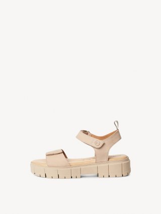 Tamaris Ledersandalette - Braun