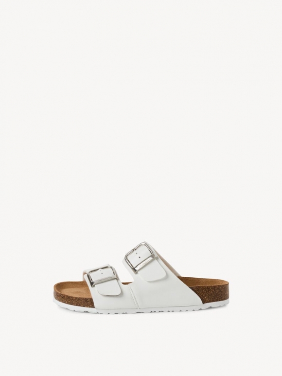 Tamaris Pantolette - Weiß Tamaris Pantolette - Weiß