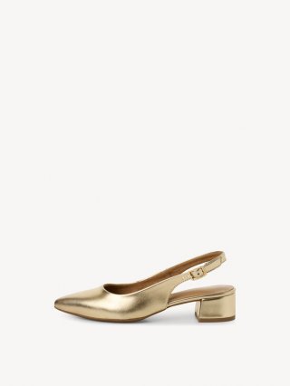 Tamaris Slingpumps - Gold Tamaris Slingpumps - Gold