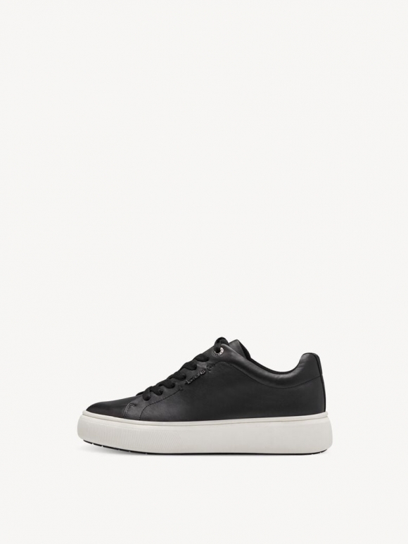 Tamaris Ledersneaker - Schwarz Tamaris Ledersneaker - Schwarz