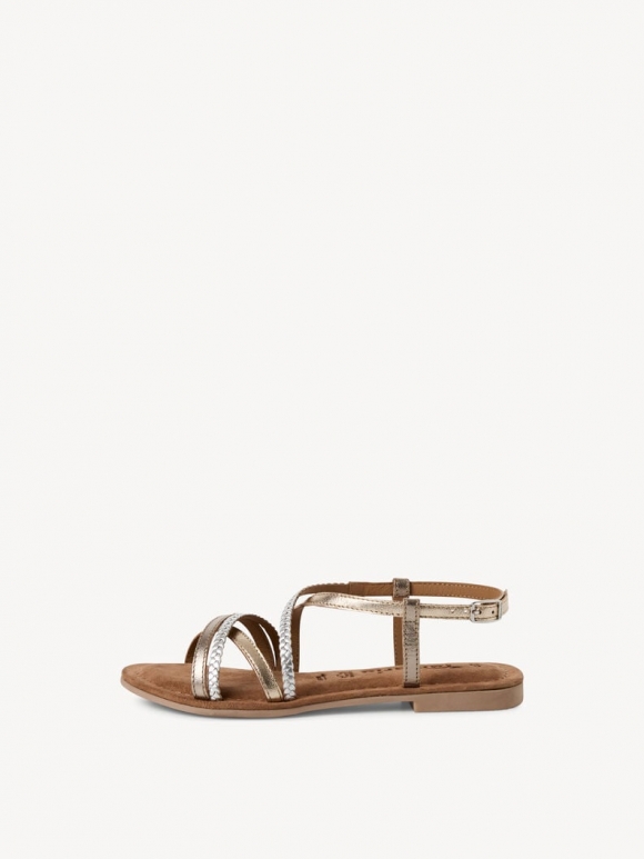 Tamaris Ledersandale - Beige Tamaris Ledersandale - Beige