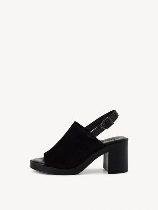 Tamaris Ledersandalette - Schwarz
