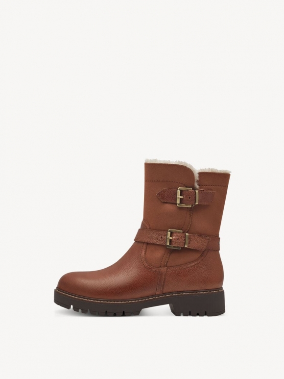Tamaris Stiefelette - Braun Warmfutter