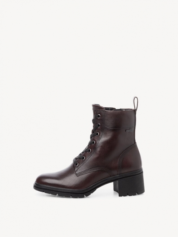 Tamaris Leder Stiefelette Gore-tex - Braun