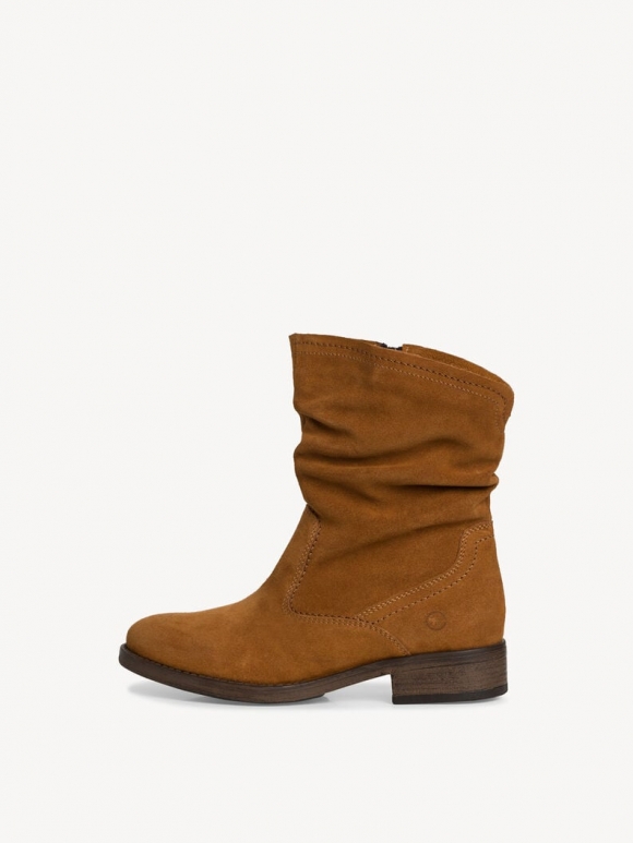 Tamaris Lederstiefelette - Braun Tamaris Lederstiefelette - Braun