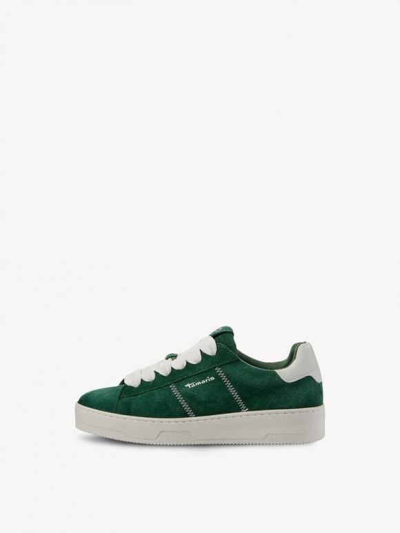 Tamaris Ledersneaker - Grün Tamaris Ledersneaker - Grün
