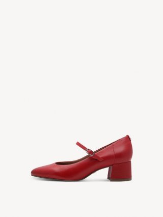 Tamaris Lederpumps - Rot Tamaris Lederpumps - Rot