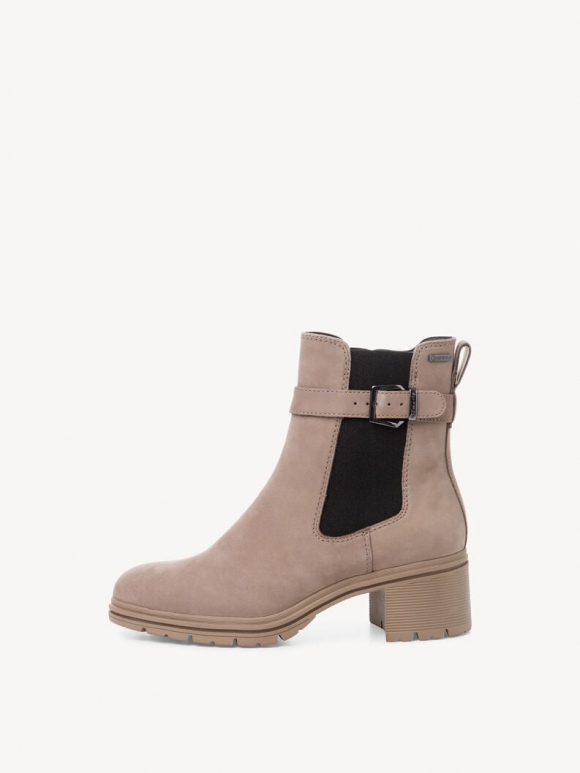 Tamaris Leder Stiefelette Gore-tex - Beige Tamaris Leder Stiefelette Gore-tex - Beige