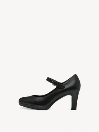 Tamaris Lederpumps - Schwarz Tamaris Lederpumps - Schwarz