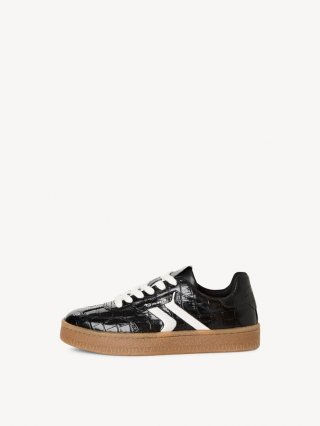Tamaris Ledersneaker - Schwarz Tamaris Ledersneaker - Schwarz