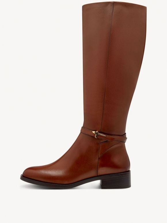 Tamaris Lederstiefel - Braun