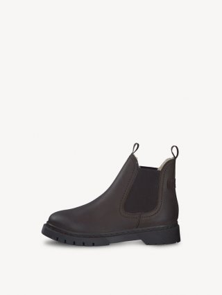 Tamaris Lederstiefelette - Braun Warmfutter Tamaris Lederstiefelette - Braun Warmfutter