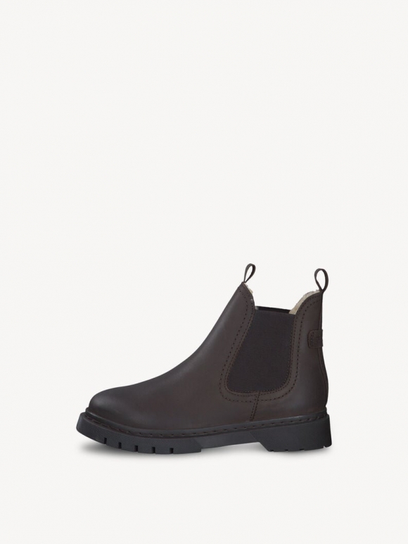 Tamaris Lederstiefelette - Braun Warmfutter Tamaris Lederstiefelette - Braun Warmfutter