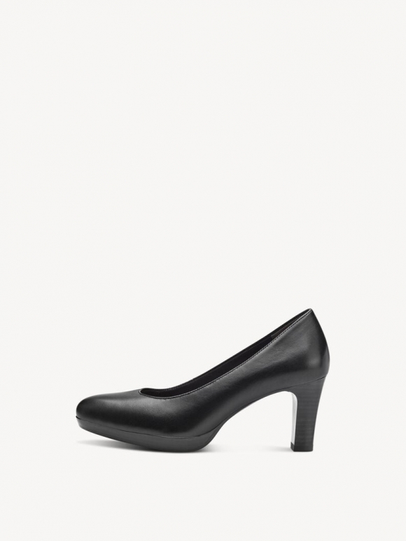 Tamaris Lederpumps - Schwarz