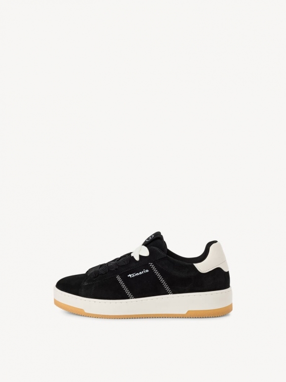 Tamaris Ledersneaker - Schwarz Tamaris Ledersneaker - Schwarz