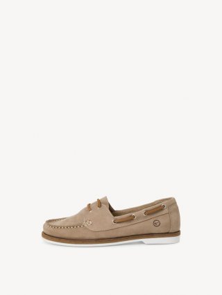 Tamaris Ledermoccassin - Beige