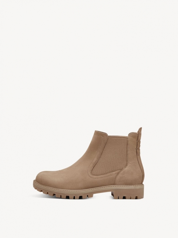 Tamaris Leder Chelsea Boot - Braun Tamaris Leder Chelsea Boot - Braun