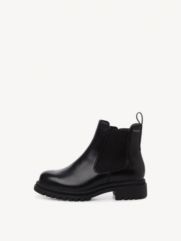 Tamaris Leder Chelsea Boot Gore-tex - Schwarz