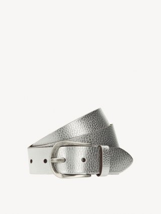 Tamaris Ledergürtel - Silber Tamaris Ledergürtel - Silber