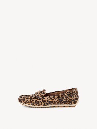 Tamaris Ledermoccassin - Braun