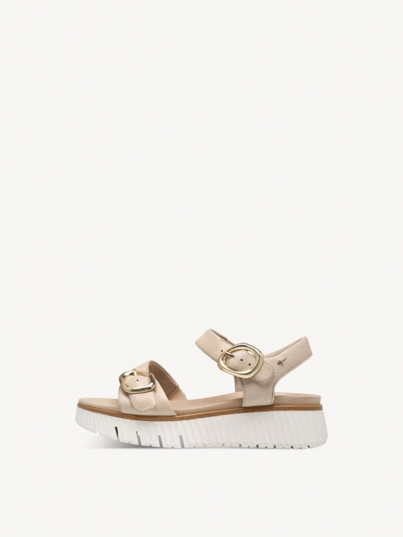 Tamaris Ledersandale - Beige