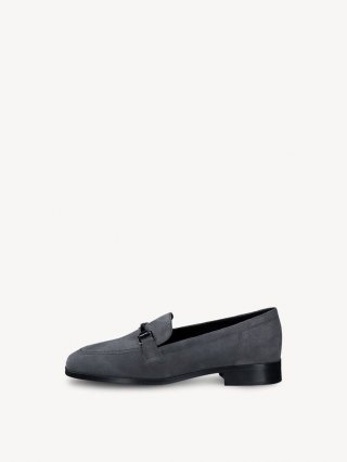 Tamaris Lederslipper - Grau