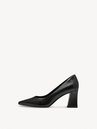 Tamaris Lederpumps - Schwarz