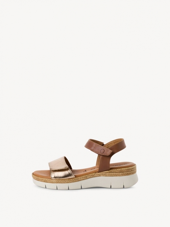 Tamaris Ledersandalette - Braun