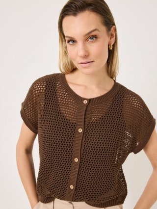 Tamaris Cardigan - Braun