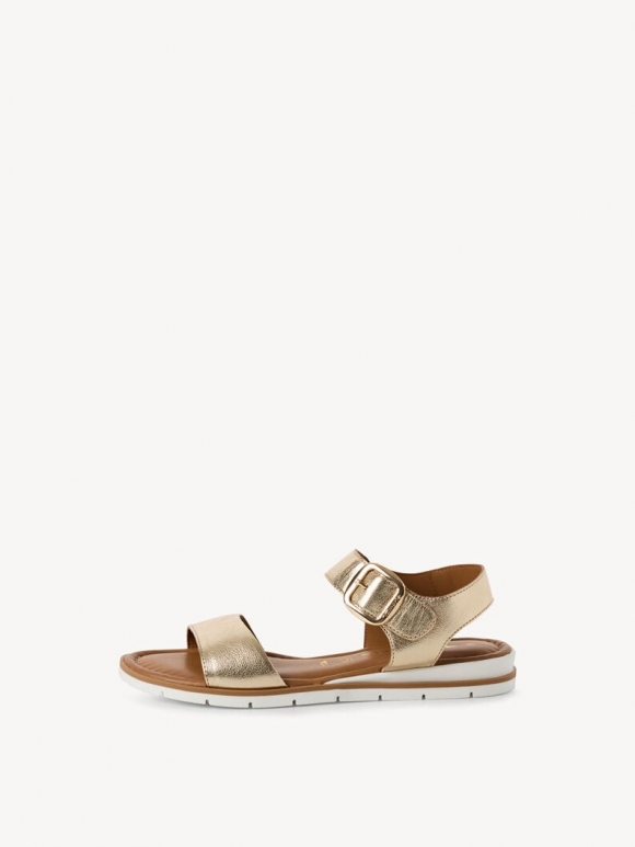 Tamaris Ledersandale - Gold