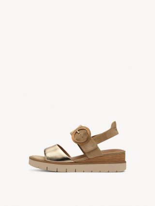 Tamaris Ledersandalette - Beige