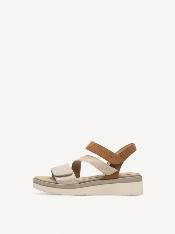 Tamaris Ledersandalette - Braun Tamaris Ledersandalette - Braun