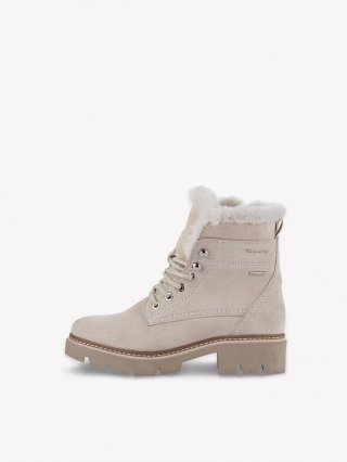 Tamaris Lederstiefelette - Braun Warmfutter Tamaris Lederstiefelette - Braun Warmfutter