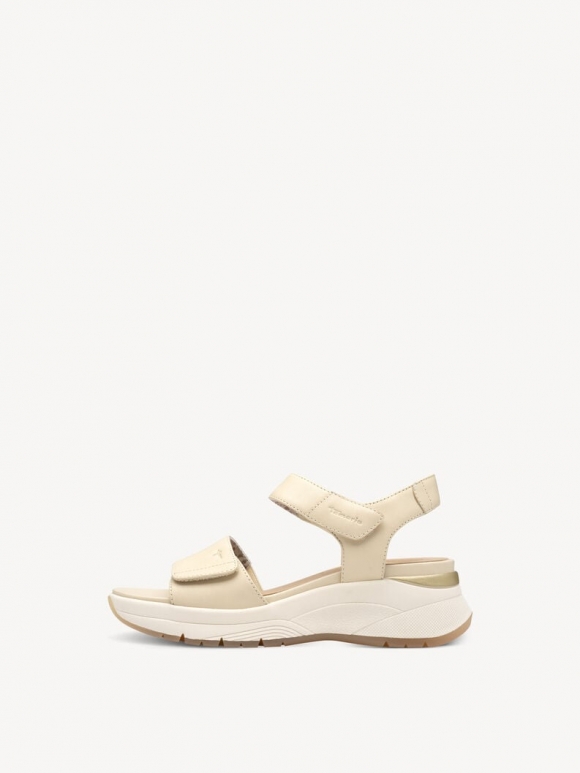 Tamaris Ledersandale - Beige