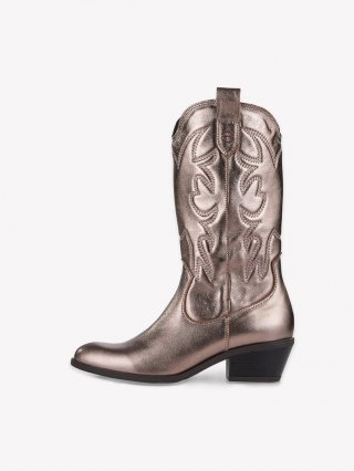 Tamaris Ledercowboystiefel - Metallic Tamaris Ledercowboystiefel - Metallic