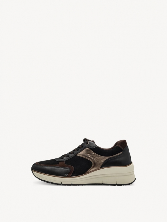 Tamaris Ledersneaker - Schwarz Tamaris Ledersneaker - Schwarz