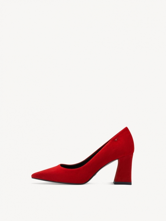 Tamaris Lederpumps - Rot