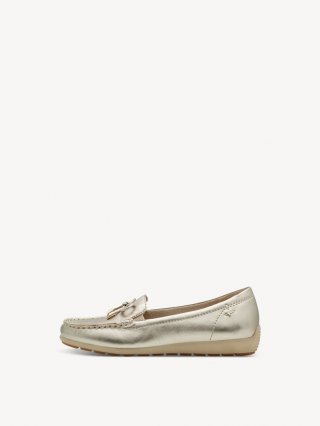 Tamaris Lederslipper - Gold