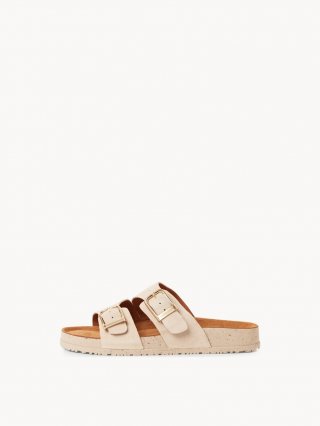 Tamaris Lederpantolette - Braun Tamaris Lederpantolette - Braun