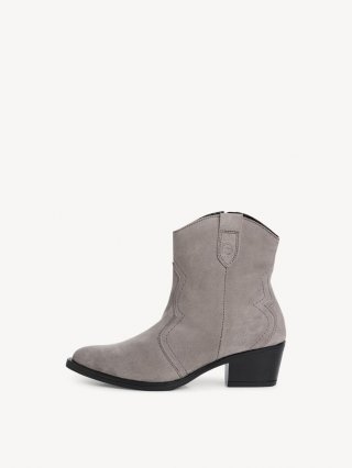 Tamaris Lederstiefelette - Grau Tamaris Lederstiefelette - Grau