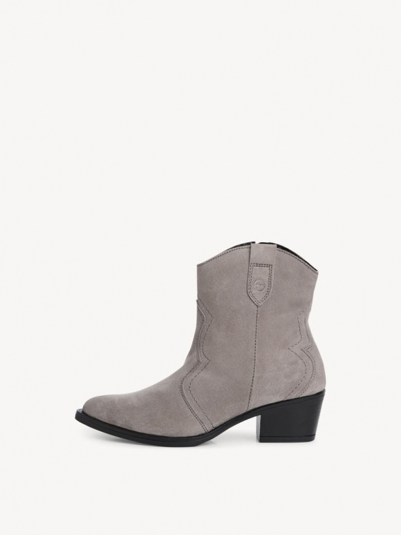 Tamaris Lederstiefelette - Grau