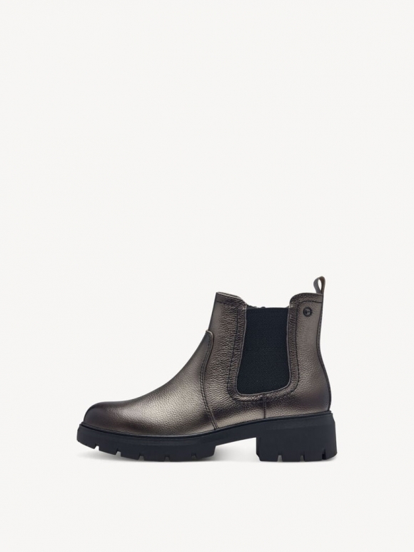 Tamaris Chelsea Boot - Metallic