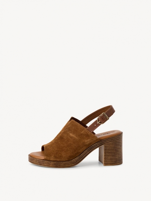 Tamaris Ledersandalette - Braun Tamaris Ledersandalette - Braun