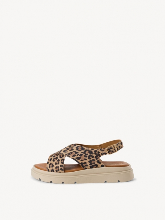 Tamaris Ledersandalette - Braun