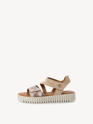 Tamaris Ledersandalette - Braun
