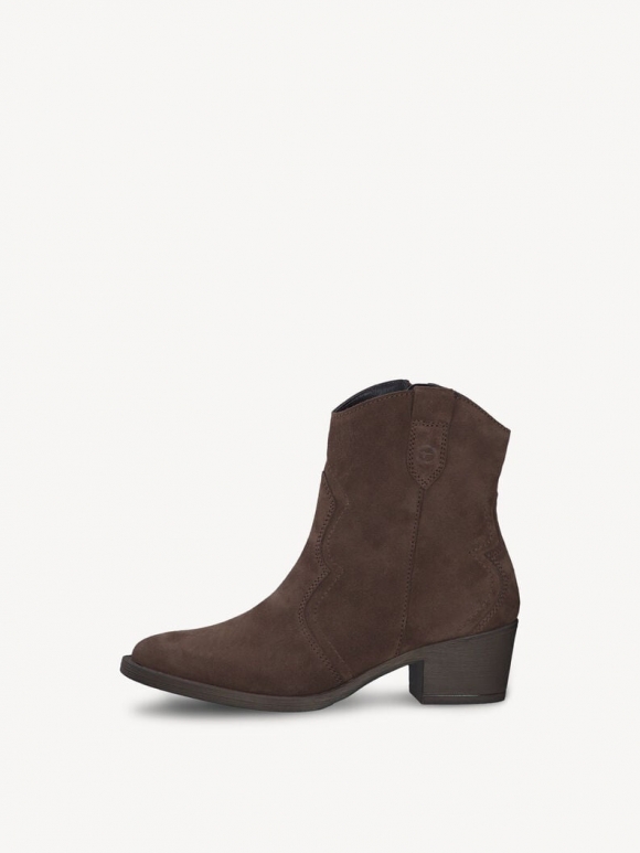 Tamaris Lederstiefelette - Braun Tamaris Lederstiefelette - Braun