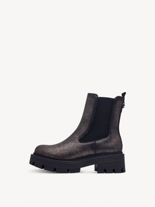 Tamaris Chelsea Boot - Metallic Tamaris Chelsea Boot - Metallic